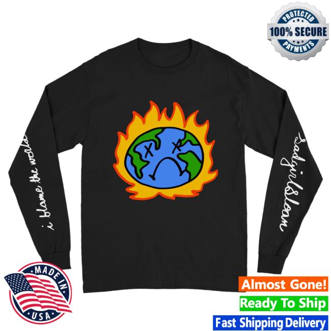 Official Sasha Alex Sloan Merch Store Sasha Alex Sloan World Long Sleeve Black Sasha Alex Sloan Apparel Clothing Shop