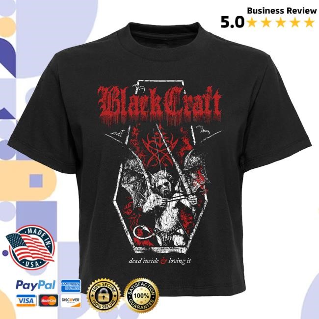 Official Women's Dead Inside Tee Blackcraft Cult