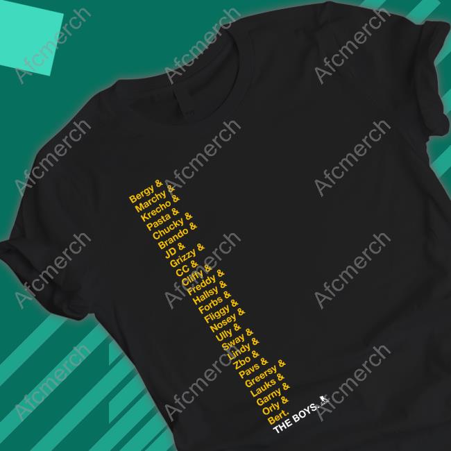 Boston Proshop Merch Bruins 2023 The Boys Roster T Shirts Boston Bruins