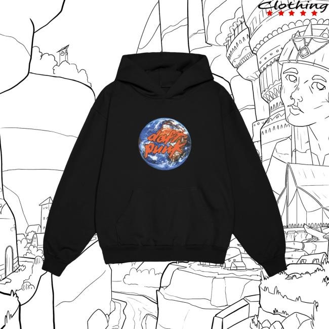Daft Punk Around The World Pullover Hoodie