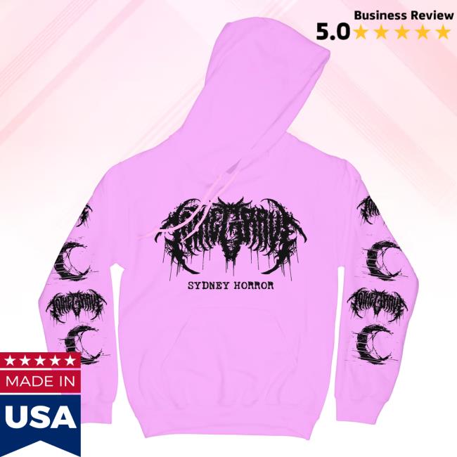 Official To The Grave Rising Merch To The Grave - Sydney Death Pink Crew Risingmerch