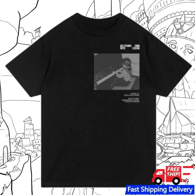 John Legend Official Merch Store 'An Evening With' T-Shirt John Legend Clothing Shop