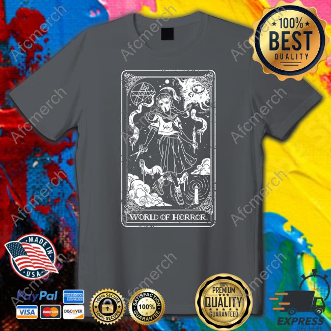 World Of Horror Ominous Tarot Tee Chieri At Home