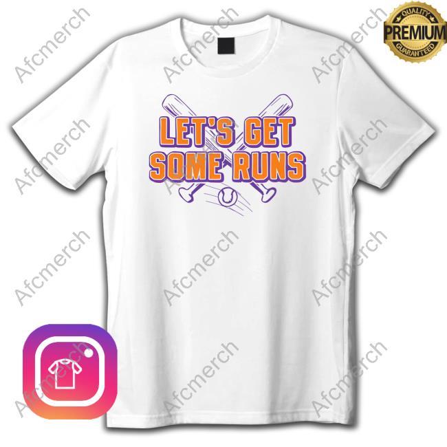 Official Barstool Sports Let's Get Some Runs Shirts