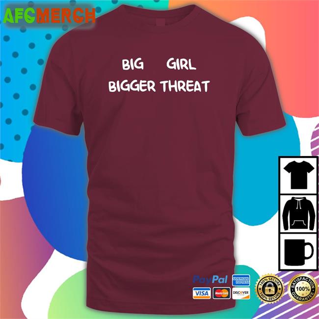 Big Bigger Girl Threat Tee Shirts