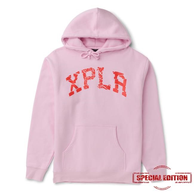 Official Xplr Merch Store Sam And Colby Shatter Light Pink Attractive Hoodie