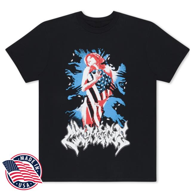 Official City Morgue Merch Store Shop My Bloody America Flag Shirt New Citymorgue