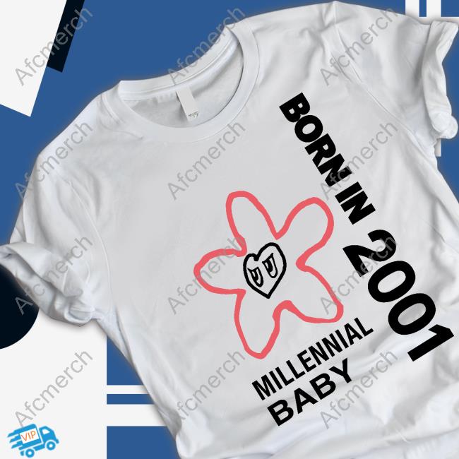 Flower Eyes Born In 2001 Millennial Baby Shirt
