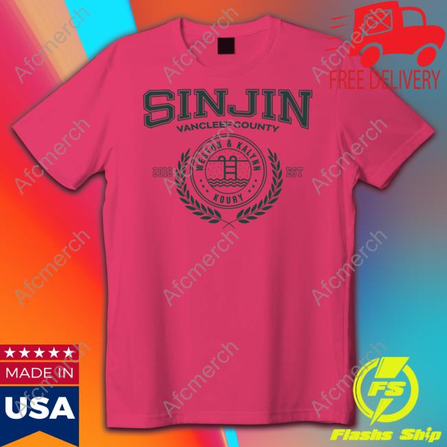 Sinjin Drowning Merch Sinjin Vancleef County Weston & Kalynn Koury 2018 Est Hoodie