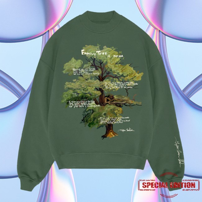 Family Tree Green Sweatshirt - 2PAC Official Store