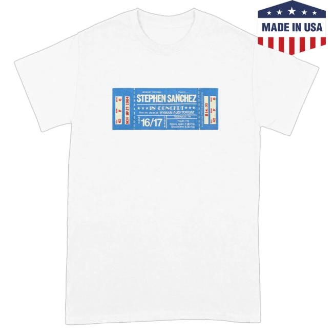 Official Stephen Sanchez Merch Store Live In Concert: Ryman Auditorium Hot Shirt