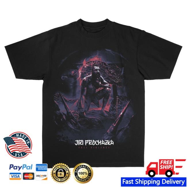 Full Violence Official Jiri Prochazka Samurai Dragon "Classic" T Shirt in Black