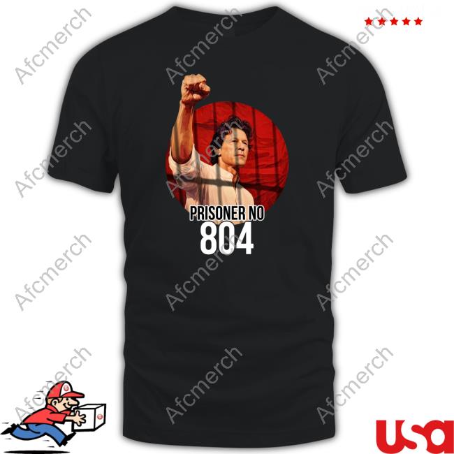 Official Imran Kha Prisoner No 804 T-Shirt