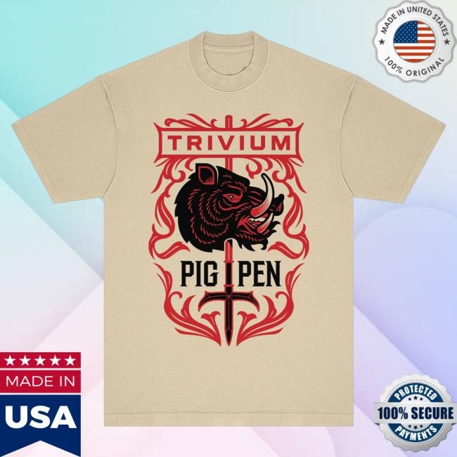 Official Trivium Merch Store Trivium Pig Sword T Shirt