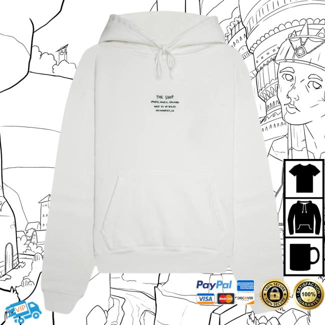 Official Maverick Carter Shop Make Spring Hill Clothing Store The Shop By Hand Hooded Sweatshirt White Mavcarter SpringHill