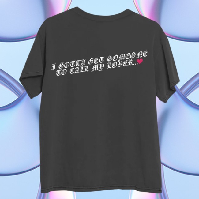 Someone To Call My Lover Grey Photo New Tee - Janet