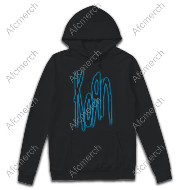 Korn Merch Glow Logo Kids Hoodie