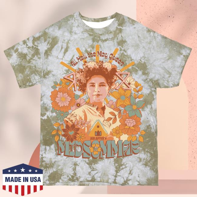 Official Studiohouse Designs Merch Store Midsommar Tiedye Popover Shirt Studiohouse Designs Apparel Clothing Shop StudiohouseDesigns