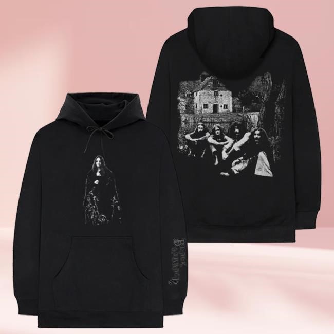 Black Sabbath Self-Titled Hoodie Sweatshirt Black Sabbath Merch
