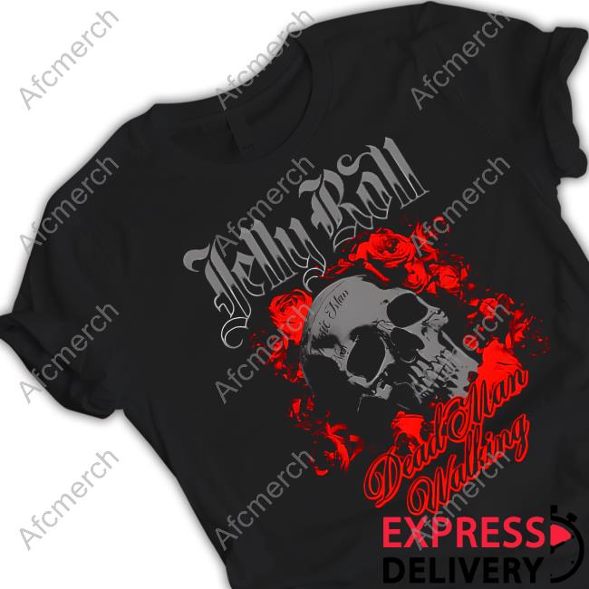 JellyRoll Limited Edition Black Floral Skull T-Shirts