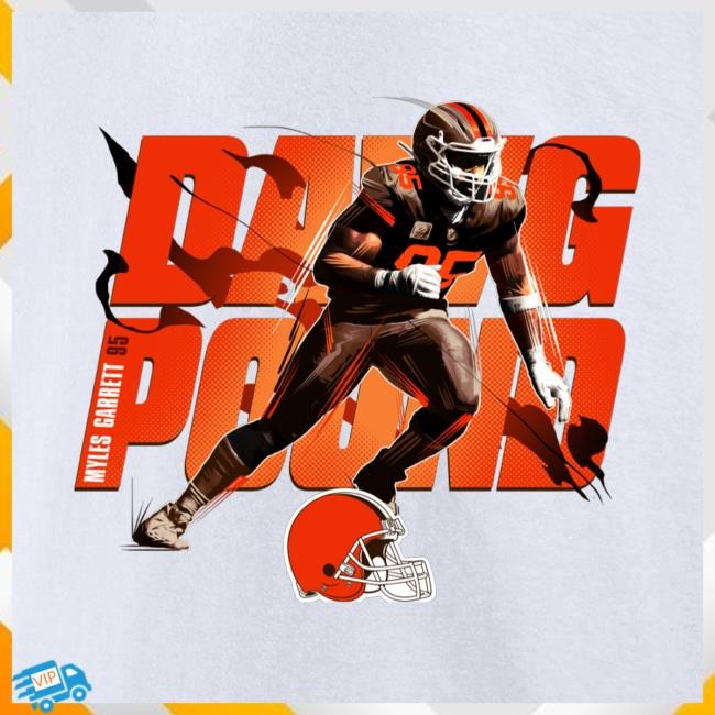 Official Men's Myles Garrett White Cleveland Browns Alternate Jersey Pack Hot Shirt