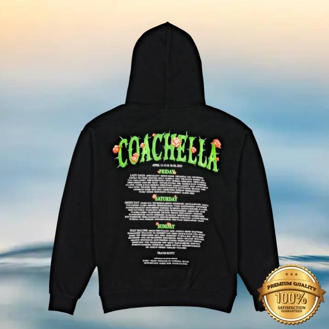 Coachella Shop Cactus Flower 2025 Lineup Hood Coachella Merch
