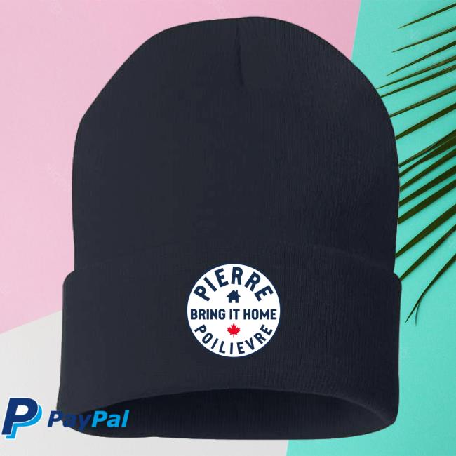 Official Bring It Home Merch Store Pierre Poilievre Black Bring It Home 12" Solid Cuffed Beanie. Cap Official Bring It Home Merch Store Pierre Poilievre Black Bring It Home 12" Solid Cuffed Beanie. Hat