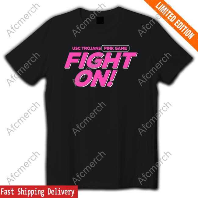 Official Usc Trojans Pink Game Fight On Sweatshirt