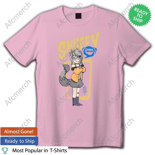 Official Snuffy Retro Raccoon Are You Lost Blue Shirts