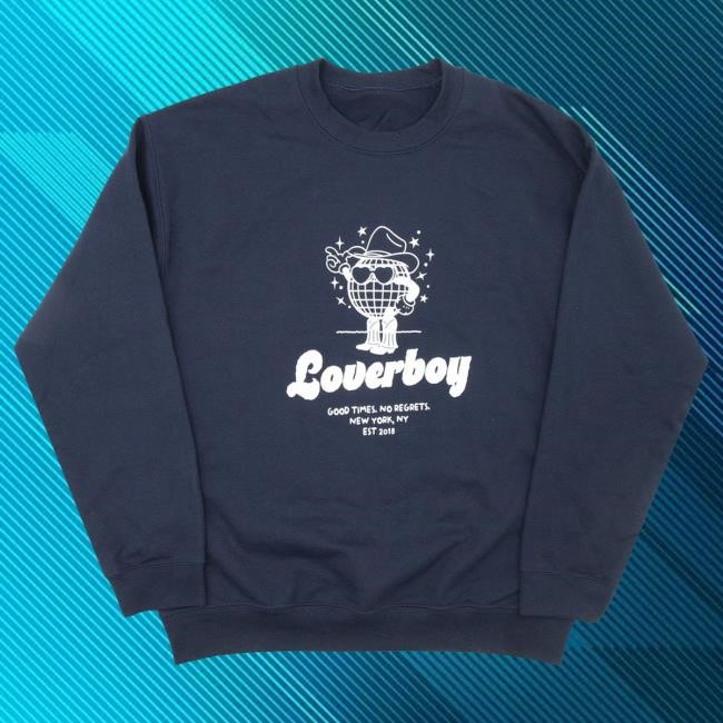 Drink Loverboy Disco Cowboy - Crewneck Sweatshirt - Navy