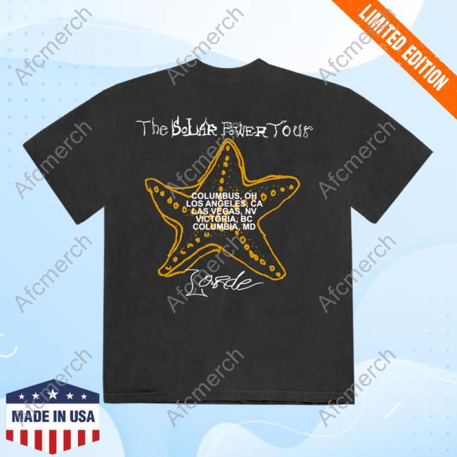 Aquarium Washed Tee Aquarium Washed Tee Shirt The Solar Power Tour