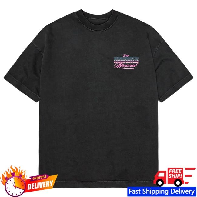 Official Dos Hombres 80’s Retro Washed Black New Crewneck Sweatshirt Dos Hombres