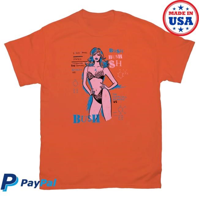 Official Bush Band Science Of Things Blue Shirt 2025 Bush Rock Band