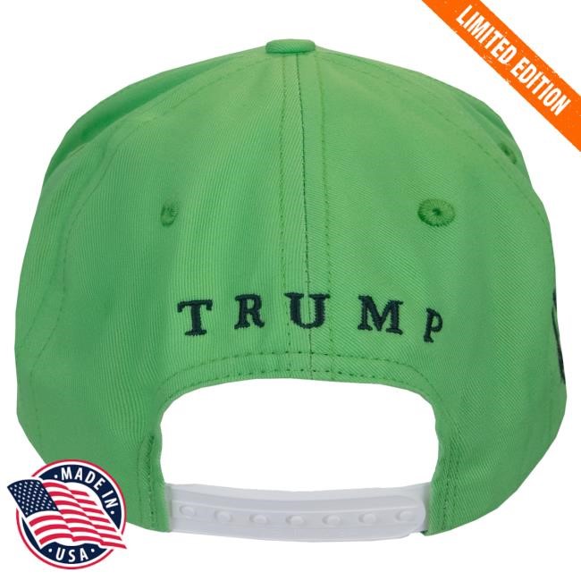 Official Donald Trump Merch Store Shop Donald Trump Special Edition: MAGA Cap – Pastel Green & Green DonaldTrump