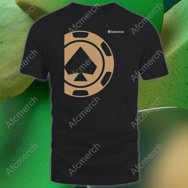 Casinocoin Gold Shirt Black