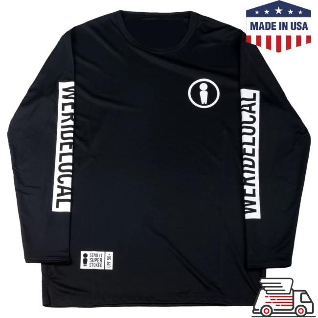 Official We Ride Local x FullSend Union Black Longsleeve Rash Vest
