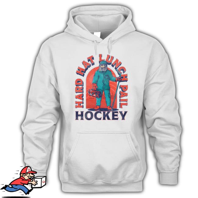 Official Barstool Sports Merch Hard Hat Lunch Pail Hockey Shirt Hard Hat Lunch Pail Hockey Sweatshirt