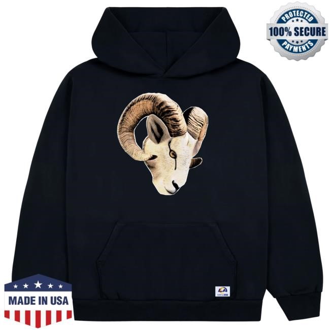 Official Golf Wang Merch Rams Cutout Popover Hoodie by Golf Wang x NFL