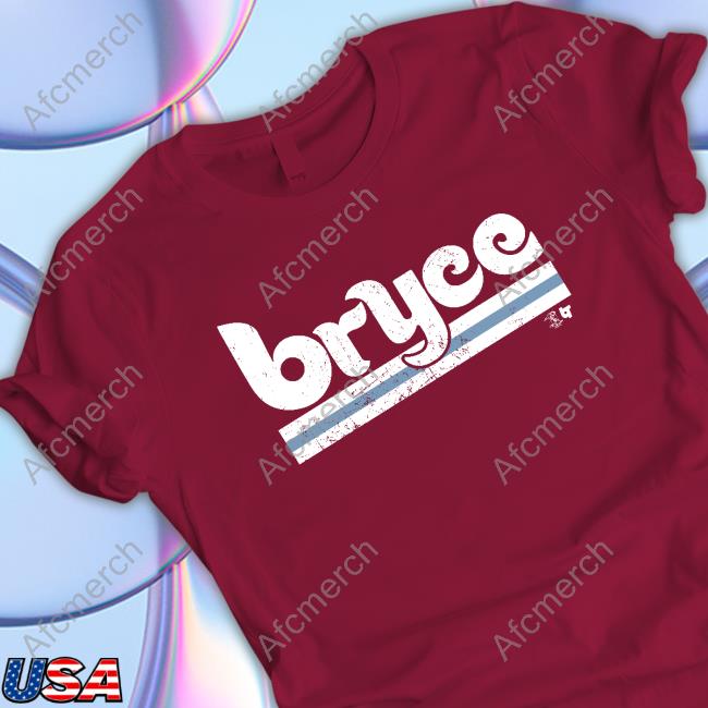 Official Bryce Harper Philadelphia Text Tee Shirt