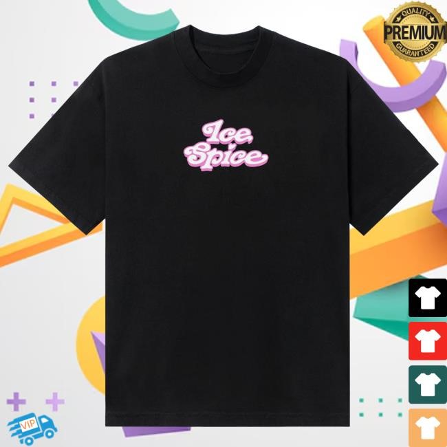 Official Ice Spice Merch Store Verdy x Ice Spice "Big Guy" Top Shirt - Black