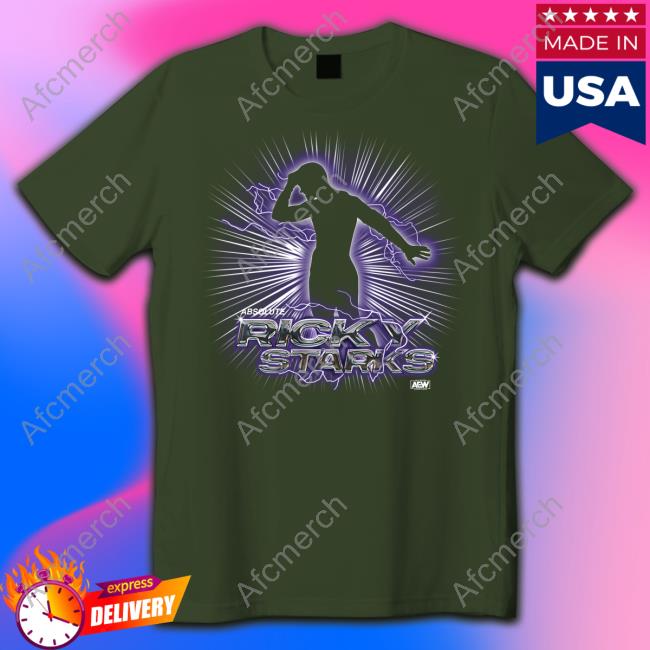 Aew All Elite Wrestling Ricky Starks Absolutely Electric T Shirts Aew All Elite Wrestling Ricky Starks Tee