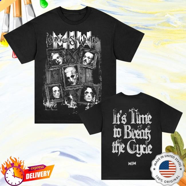 Official Miwmerch Motionless In White Break The Cycle Popover Shirt (Black) Miw Merch Store