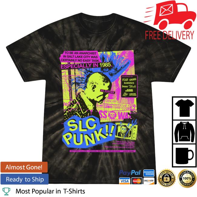 Official Studiohouse Designs Slc Punk Tie Dye Shirt New Black