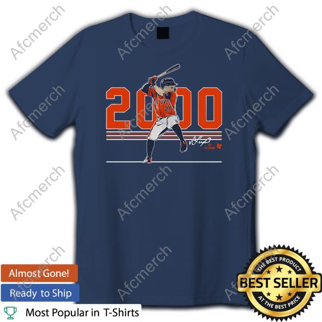 Jose Altuve 2000 Hits Shirts