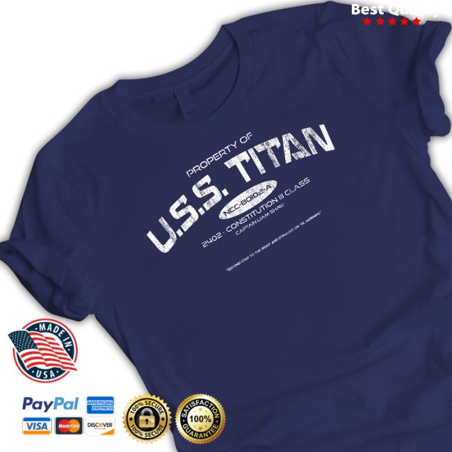 Brandon Kleyla Merch Property Of Uss Titan Sweatshirt