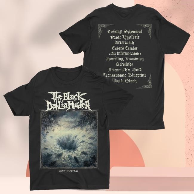 Official Night Shift Merch Store Shop The Black Dahlia Murder - Servitude Tshirt Nightshift Merch
