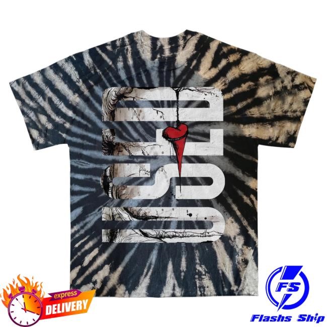 Official The Used Shop Merch Vertical Heart Dye New Shirt