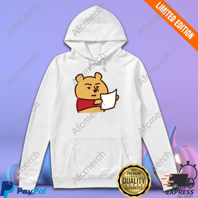 Winnie The Pooh Reading Shirt D-Made Kanahei