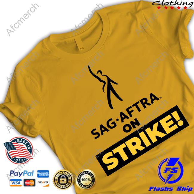Margot Robbie Sag-Aftra On Strike Shirt DiscussingFilm