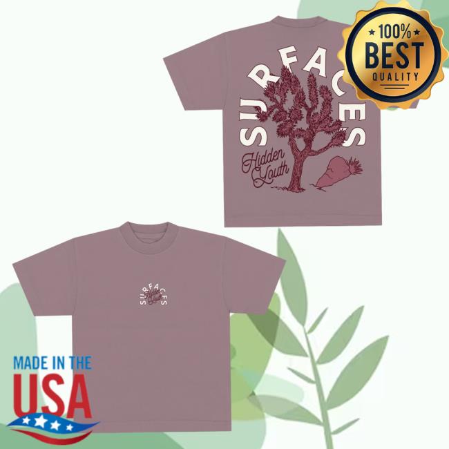 Official Merch Bar Surfaces Store Hidden Youth Mauve Cactus Sweater MerchBar Shop